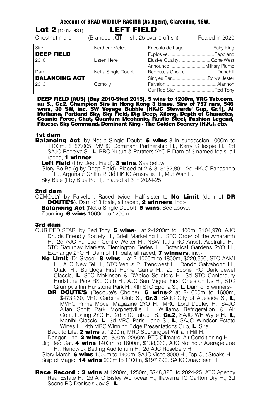 Pedigree - Lot 2