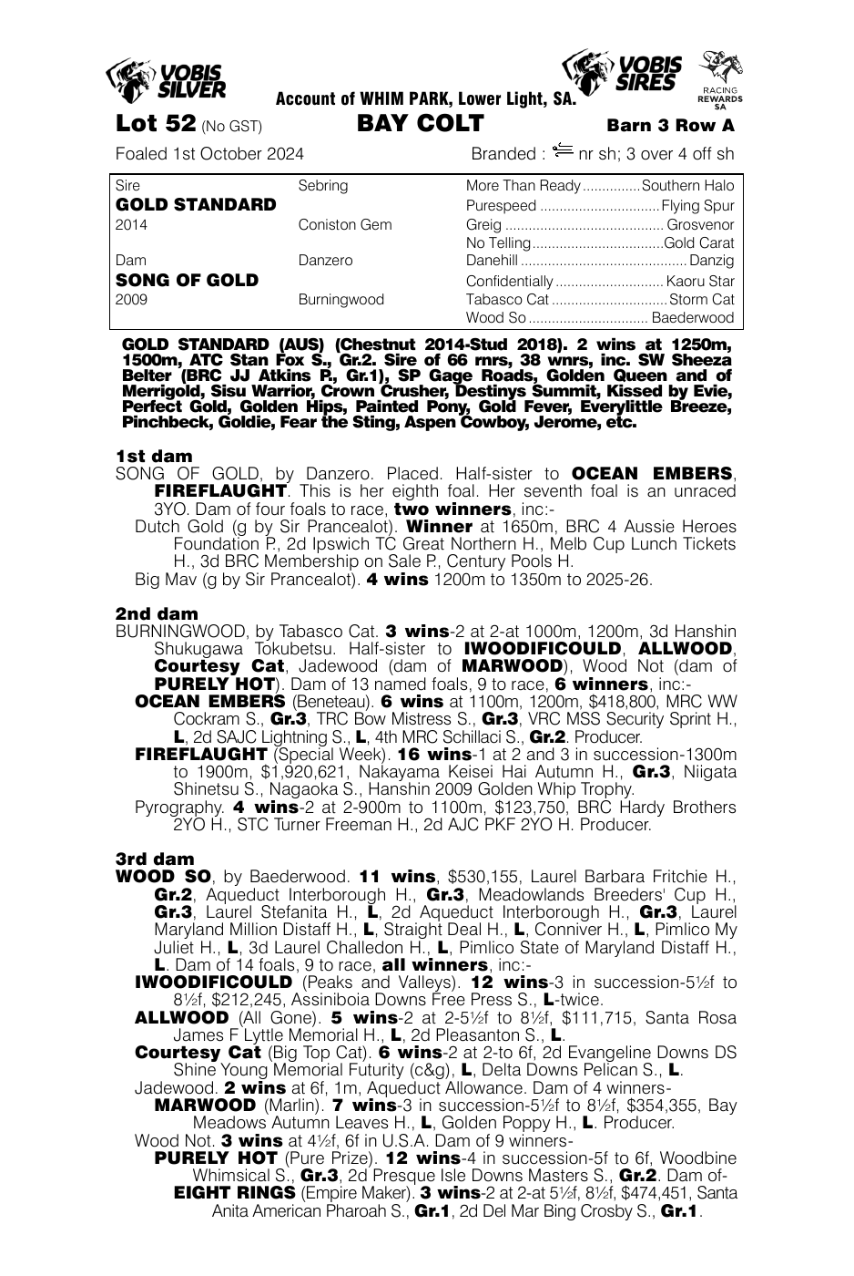 Pedigree - Lot 52