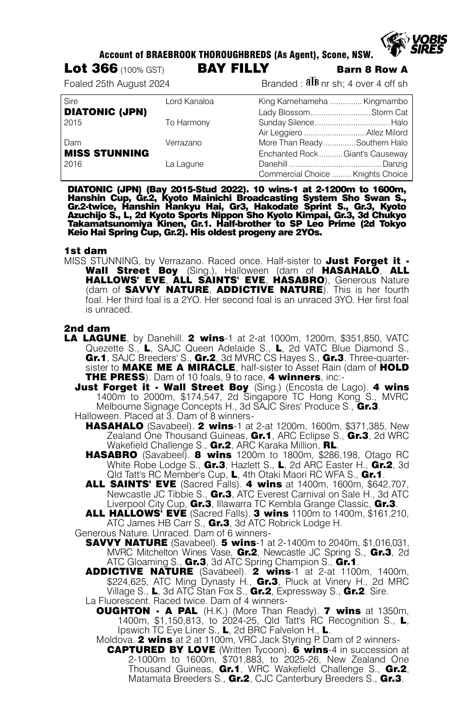 Pedigree - Lot 366