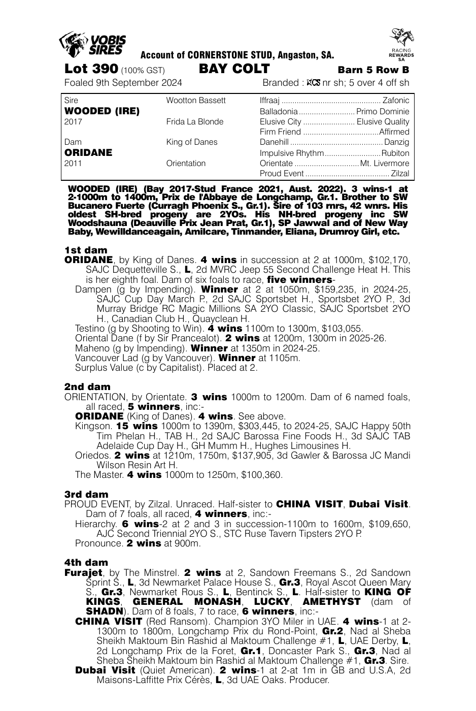Pedigree - Lot 390