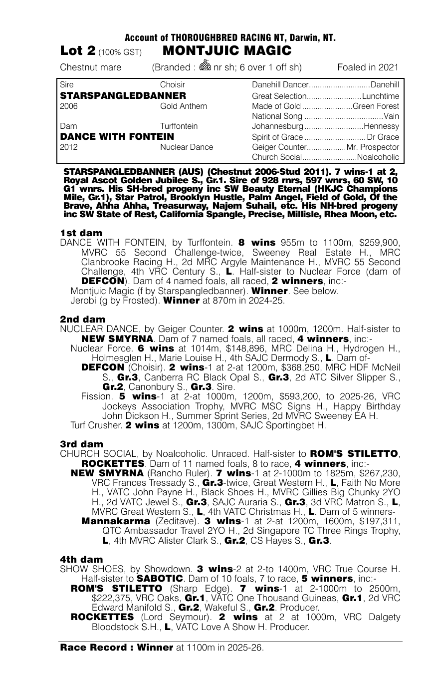 Pedigree - Lot 2