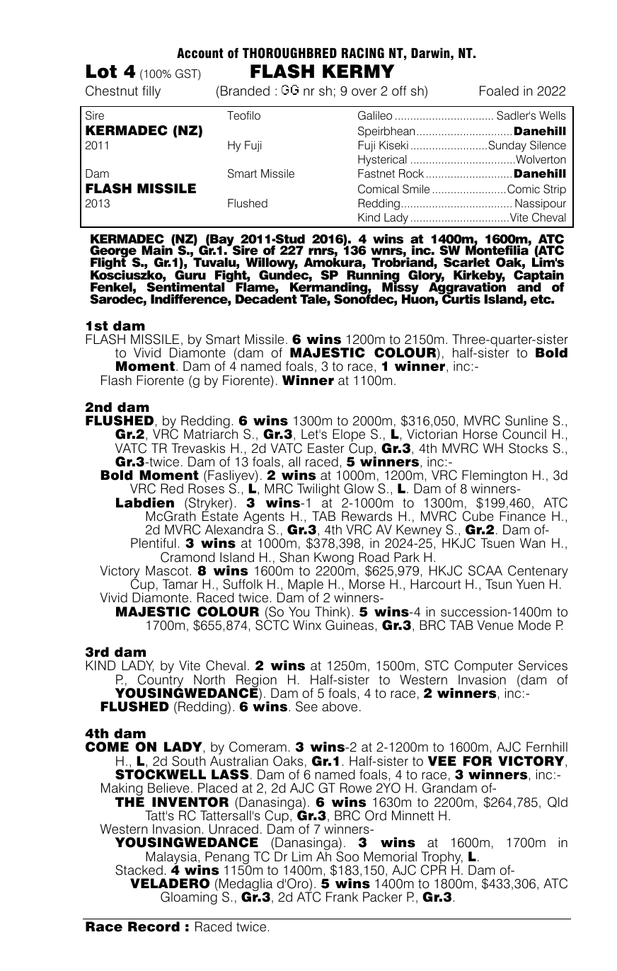 Pedigree - Lot 4