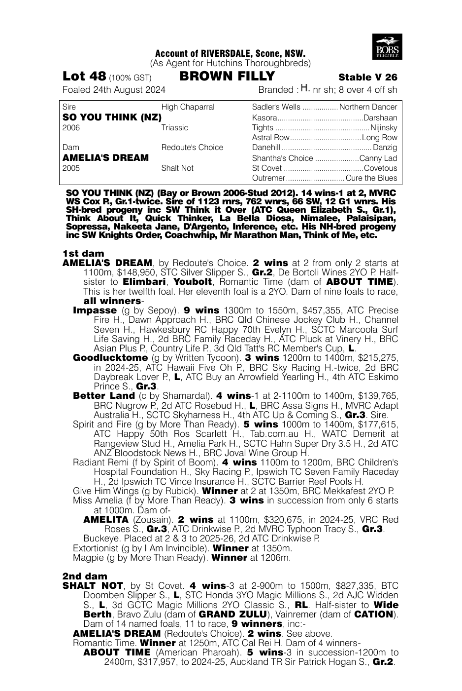 Pedigree - Lot 48
