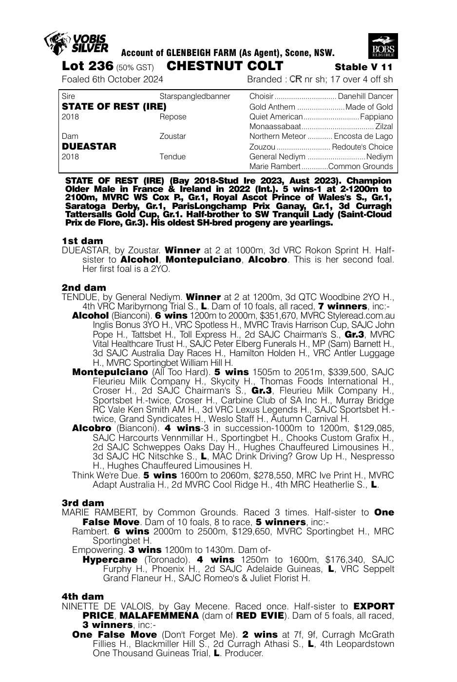 Pedigree - Lot 236