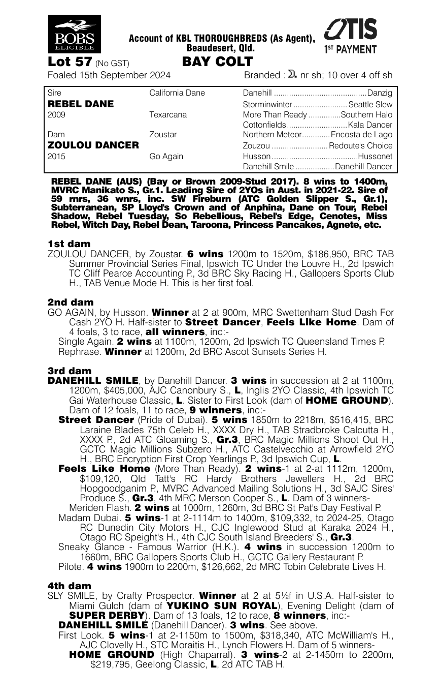 Pedigree - Lot 57