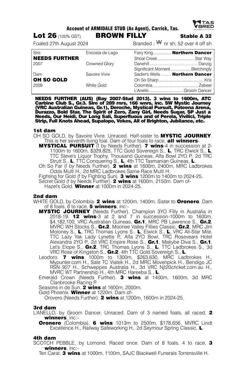 Pedigree - Lot 26