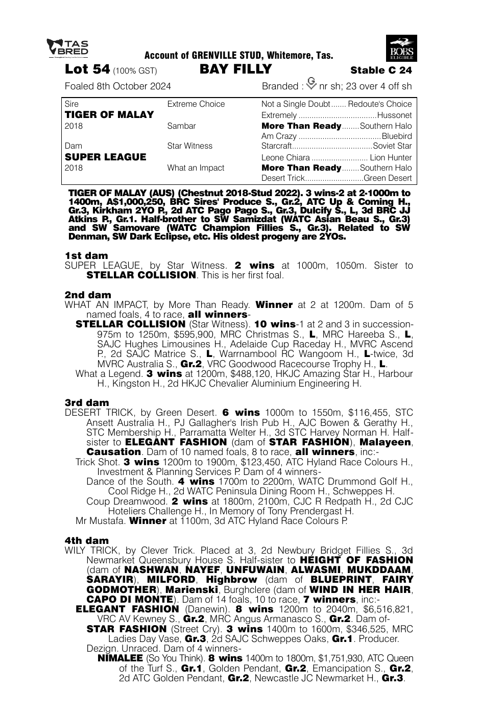Pedigree - Lot 54